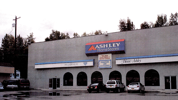 Exterior image of Ashley’s first Home Store