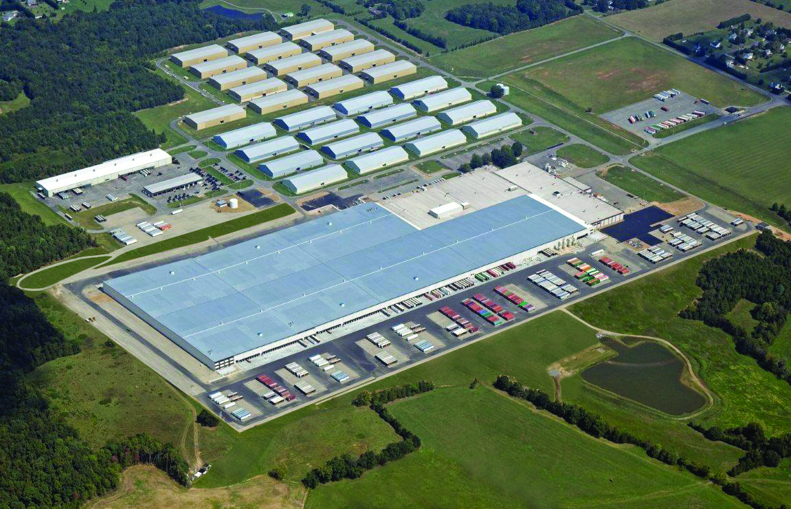 Aerial view of Advance facility