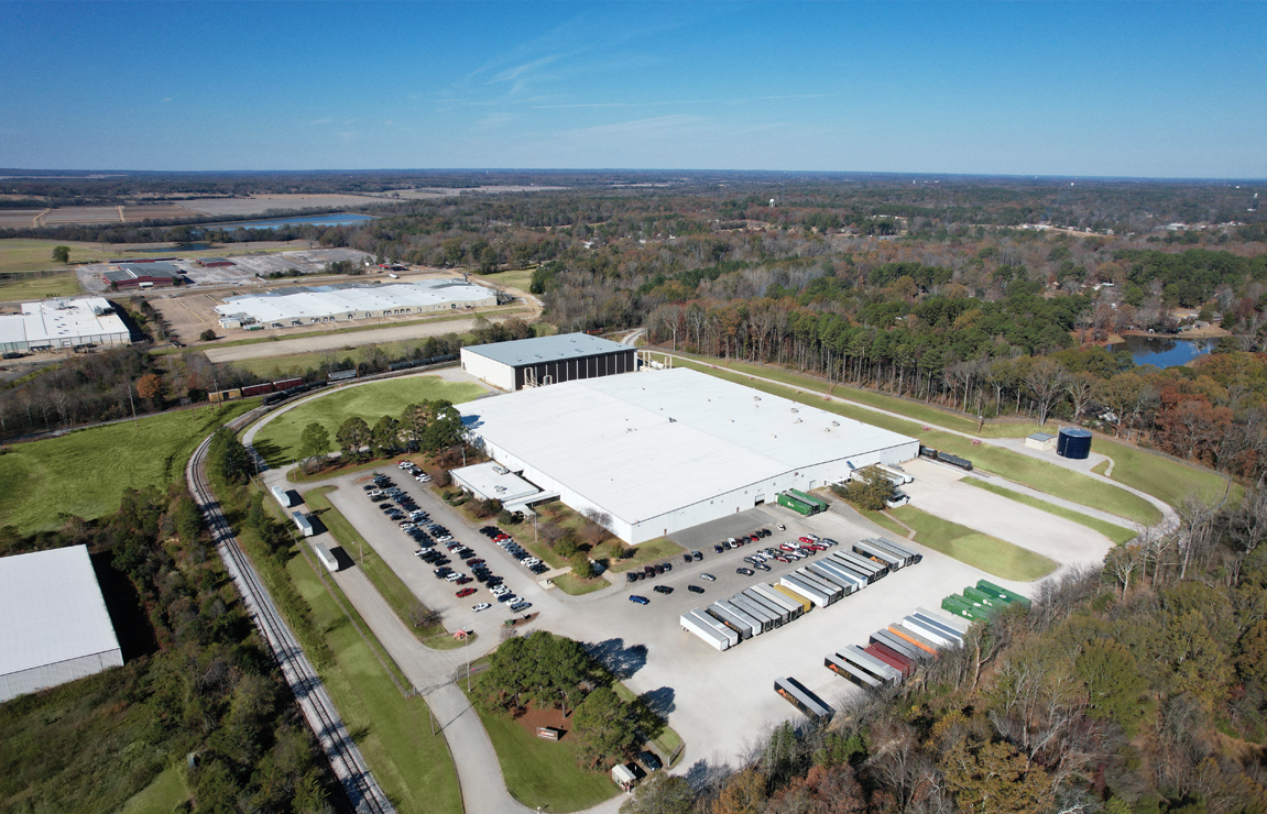 Aerial view of Verona facility